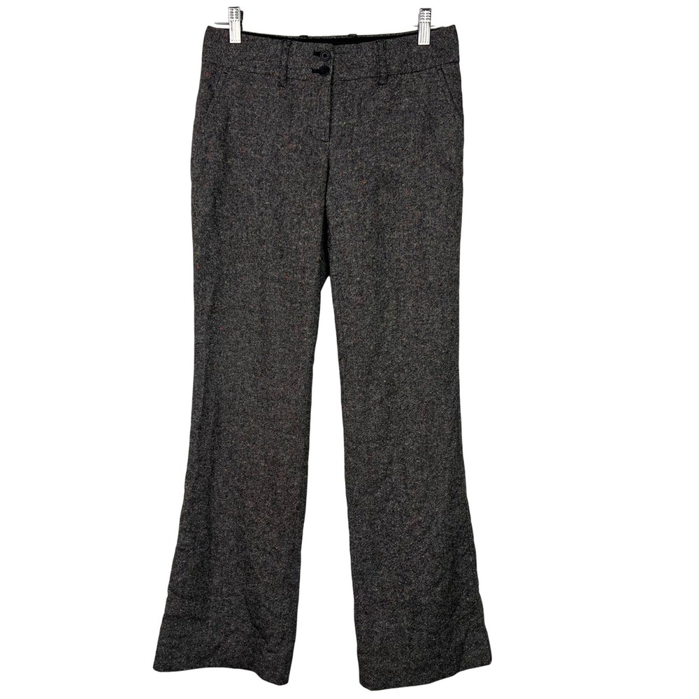 The Limited Vintage Tweed Speckled Wool Blend Career Pants Women‎ Size 0 Y2k